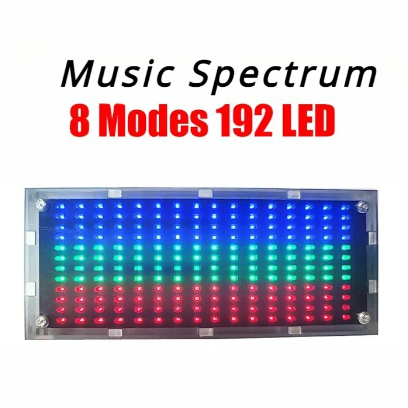 Imagem -02 - Led Music Spectrum Level Indicator Rhythm Light Wire Voice Control Display vu dc 5v