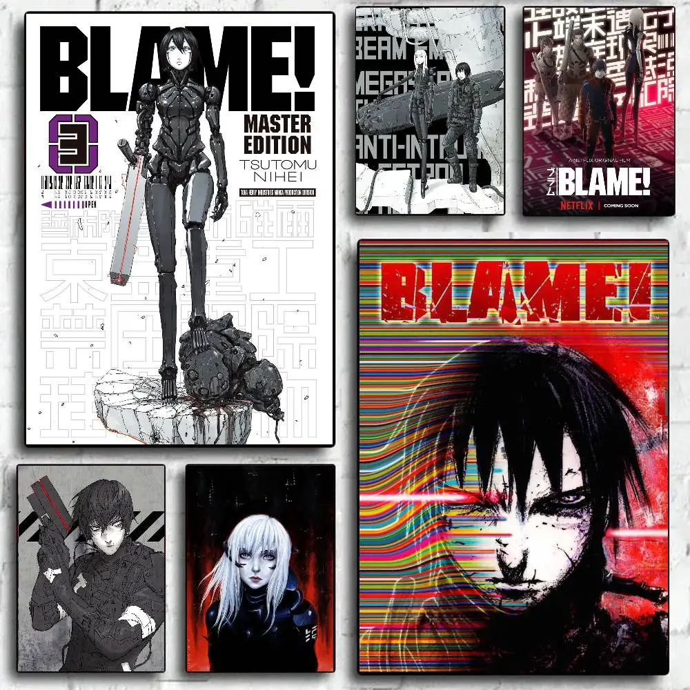 Anime B-Blame Poster Wall Art Home Decor Room Decor Digital Painting Living Room Restaurant Kitchen Art