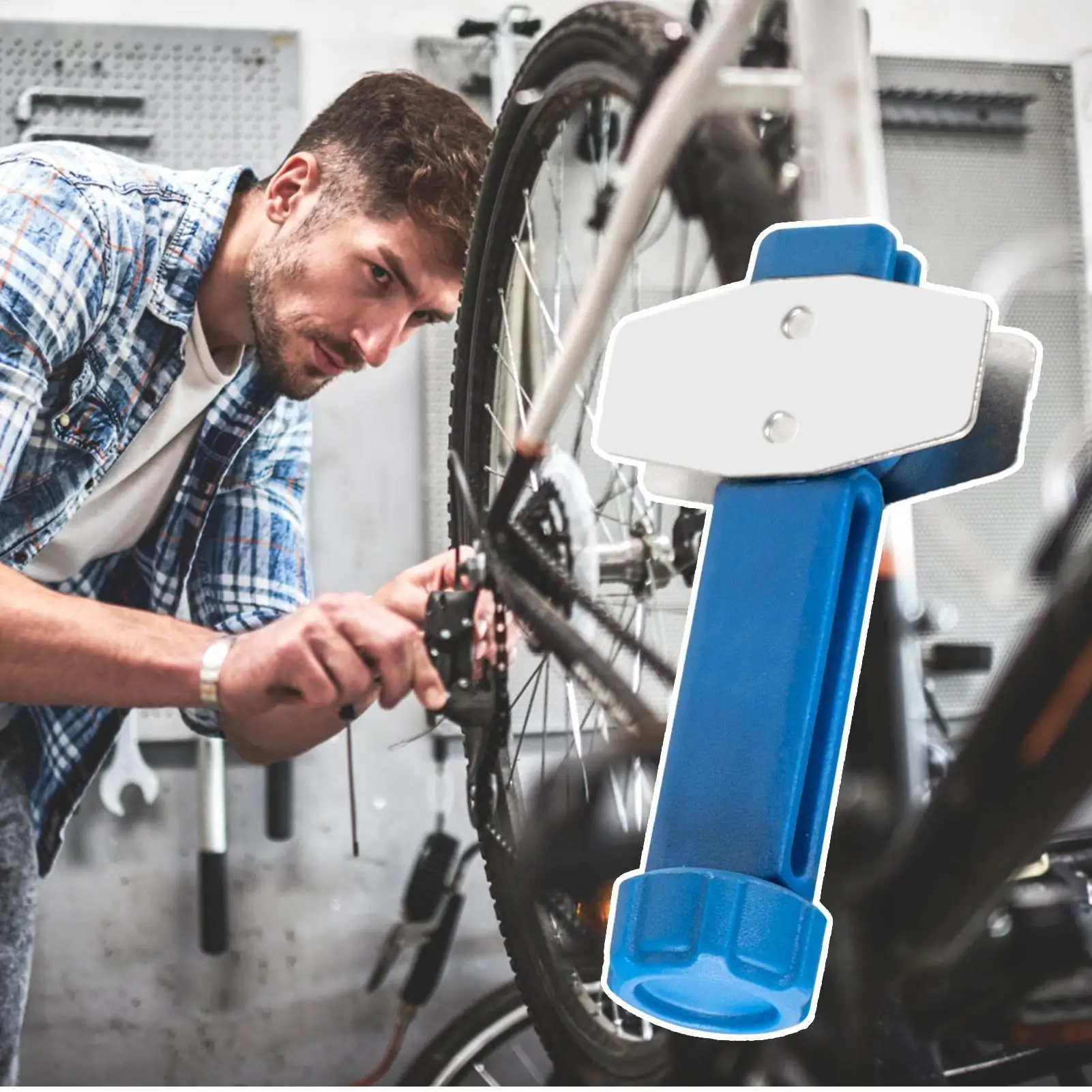 Bremsbelagspreizer-Werkzeug, Schraubenschlüssel, Bremsbelagspreizer-Werkzeug, ergonomisches, robustes Reparaturzubehör, Expander für Fahrradgarage