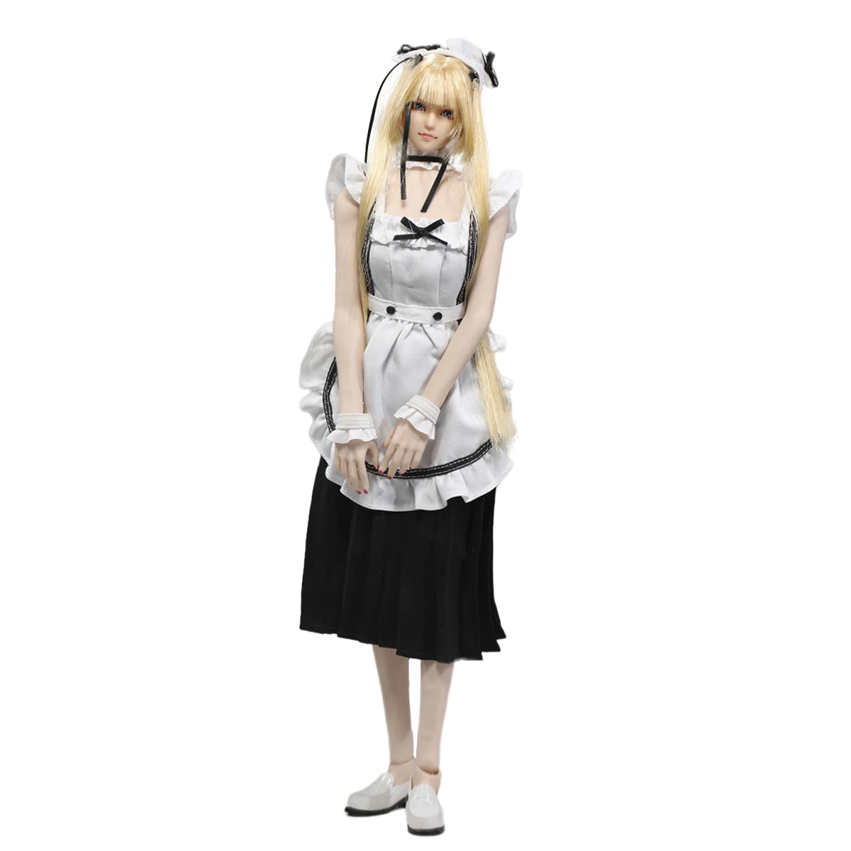 

HiPlay JLAOU DOLL 1/6 Scale Figure Doll Clothes: Backless Maid Dress For 12-inch Collectible Action Figure JO24X-01