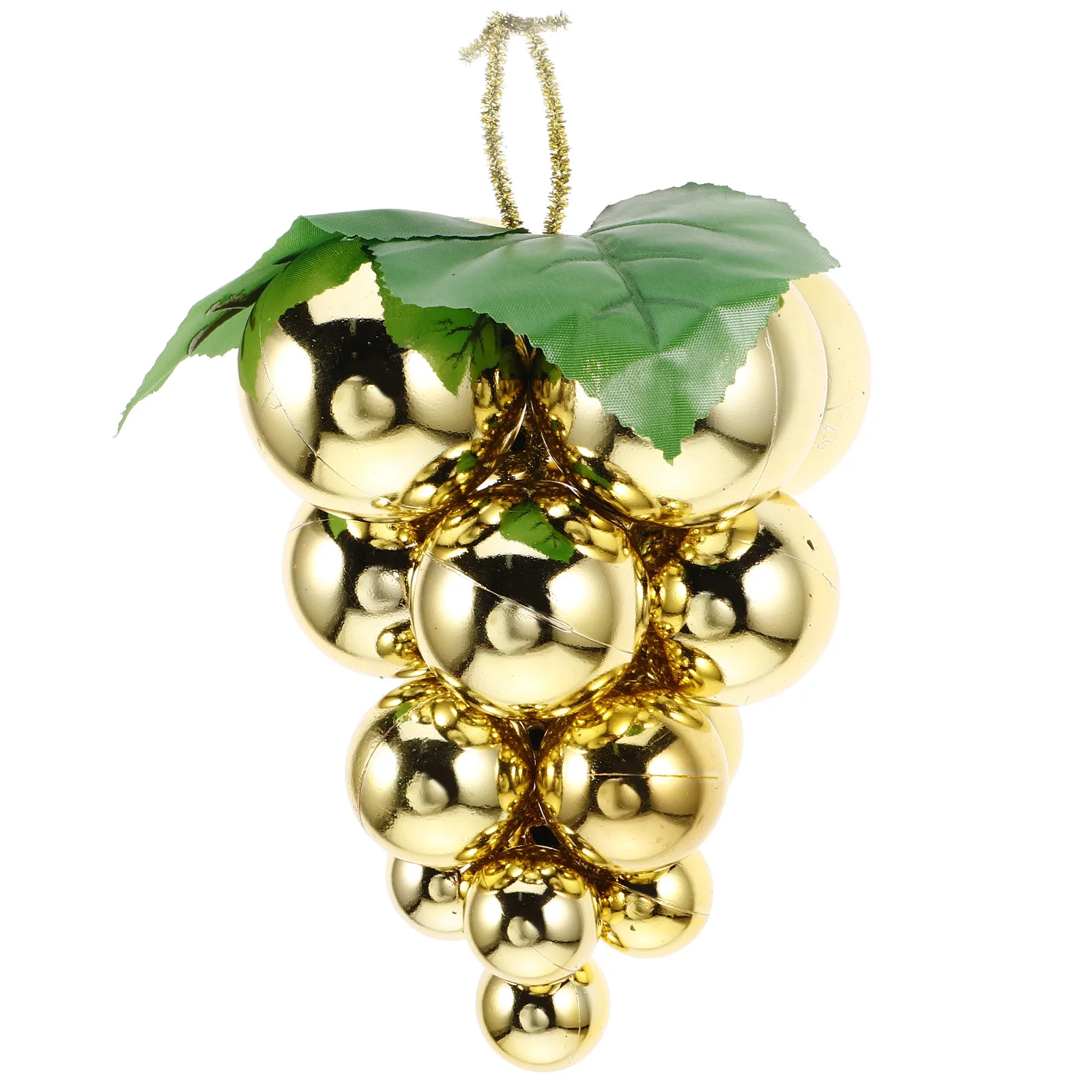 

1pcs Christmas Grape Ornaments Artificial Fruit Decor Mirror Surface Hanging For Xmas Tree Holiday Party Decorations Festive