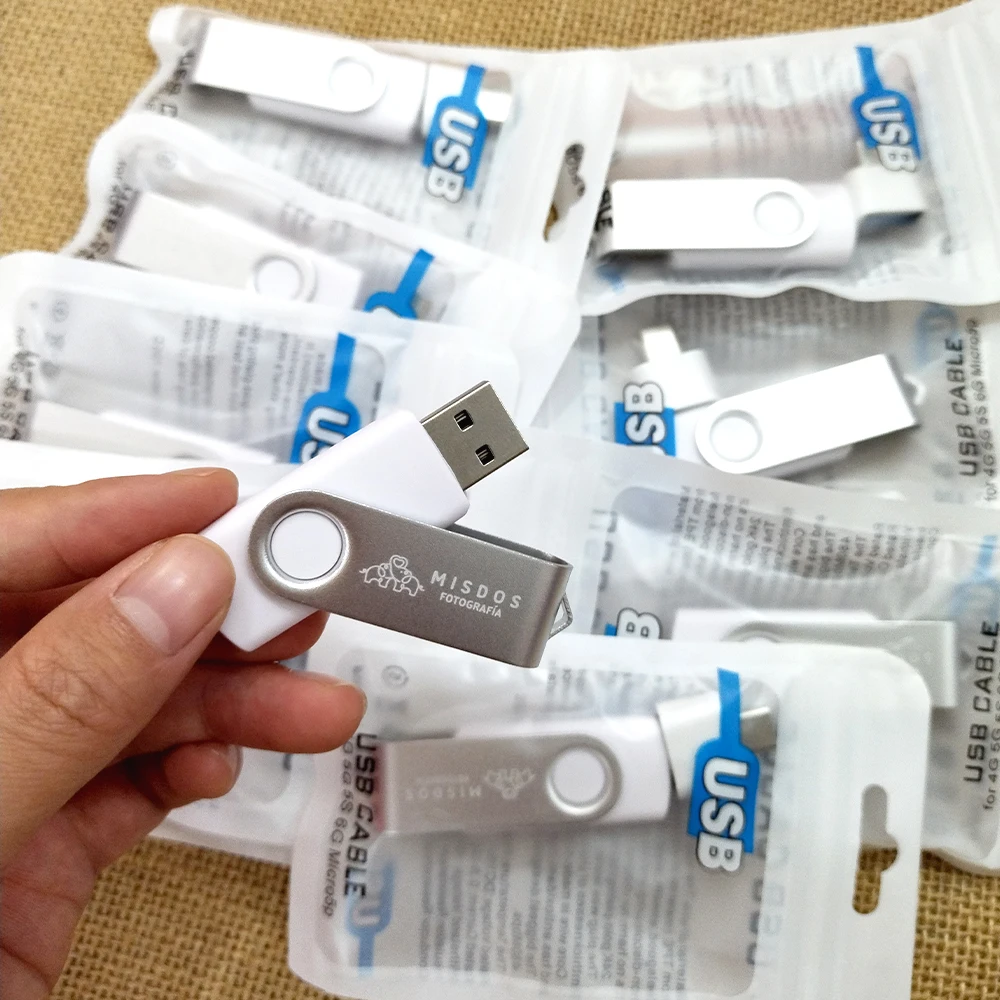 แฟลชไดรฟ์ USB OTG 2.0 แบบกำหนดโลโก้เองได้ 30 ชิ้น ความจุ 8GB 16GB 32GB 64GB ยูเอสบีสติ๊ก เพนไดรฟ์ 1GB 2GB 4GB 128MB สำหรับสมาร์ทโฟน/พีซี