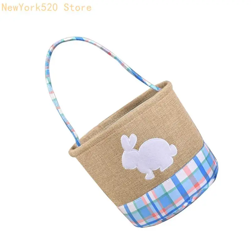 N84C แบบพับเก็บได้ในธีมกระต่ายที่เก็บไว้ในธีมสปริงตะกร้าตะกร้าลายสปริงสำหรับเด็กกิจกรรมล่าไข่และองค์กรที่บ้าน