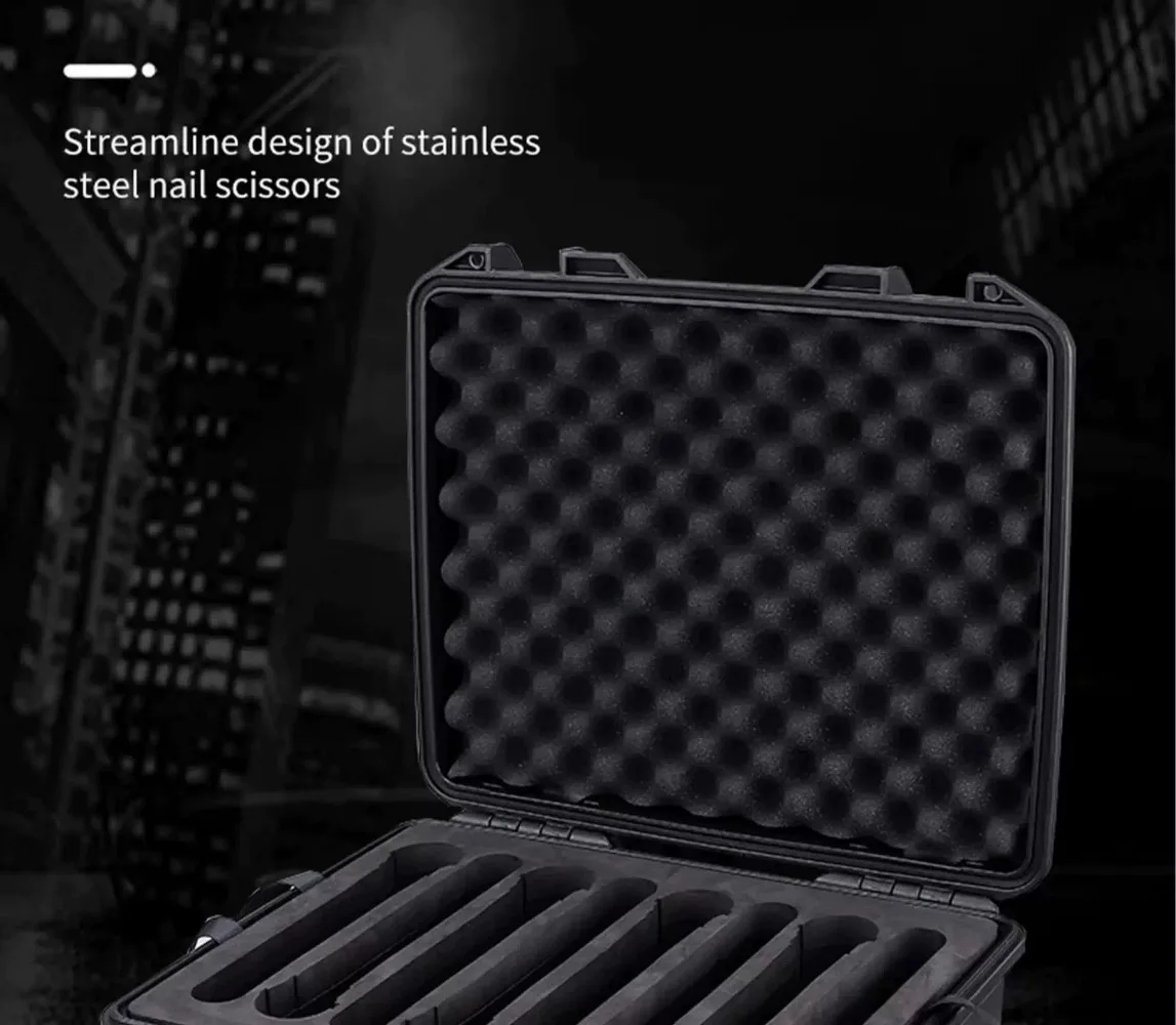 801 combo storage case 8 microphone 8 bodypack headset in ear monitor performance plastic case