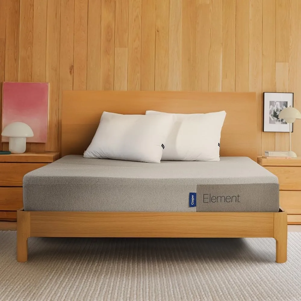 

Sleep Element, Queen Medium Firm Mattress - Memory Foam + Support - 100-Night Trial - CertiPUR-US Mattress, Grey