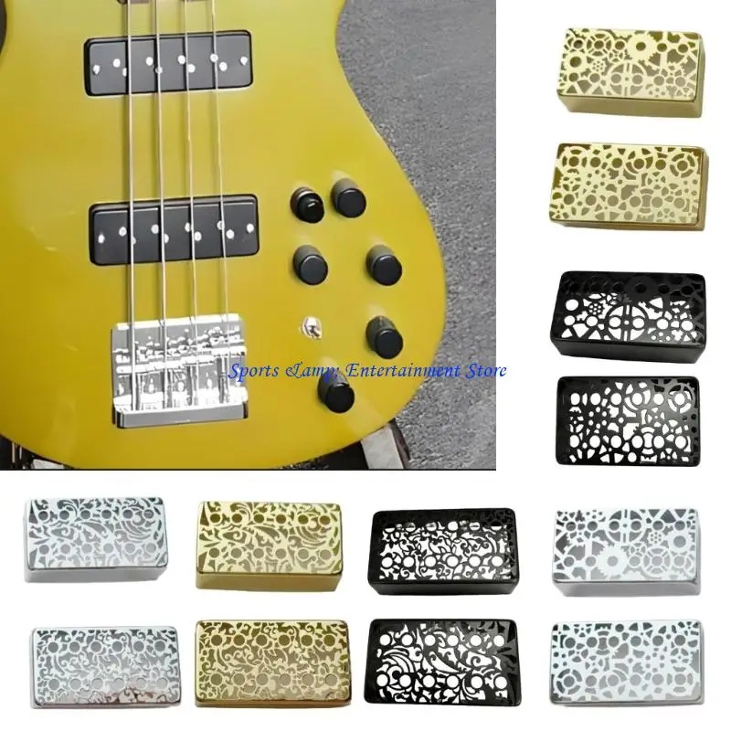 

G7NF Guitar Pickup Cover Exquisites Carving Metal Pickup Cover Guitar Accessories