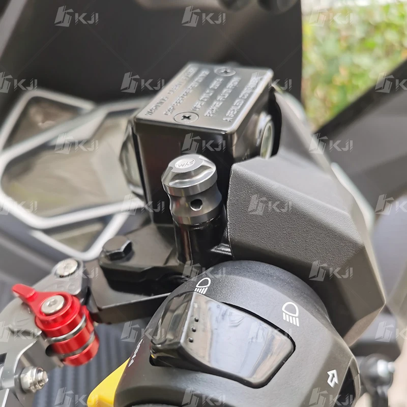 For Yamaha NMAX/NVX/AEROX 160/155/125/TURBO/TECH MAX/NEO/ALPHA Rearview Side Mirror Screw Plug Mount Adapter Cap Accessories