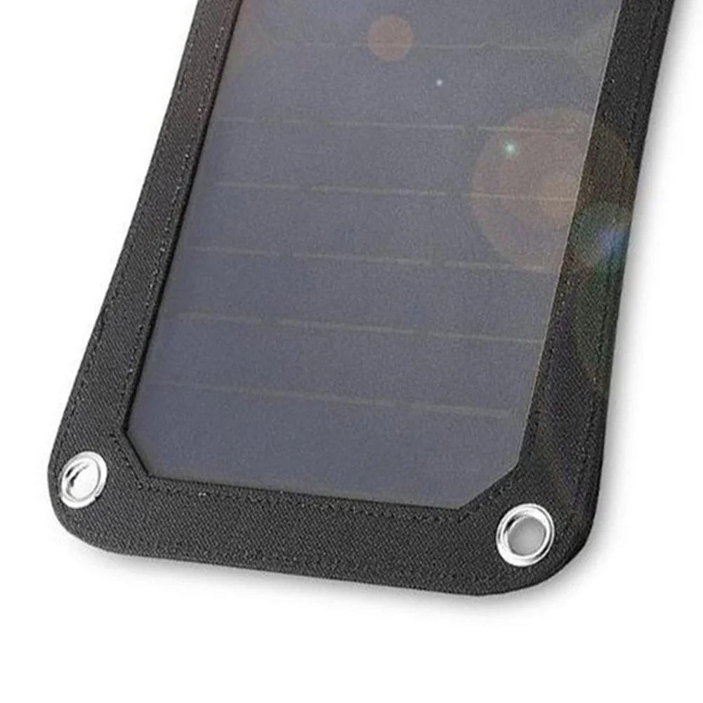 10W Monocrystalline Solar- Panel 5V 1.5A Portable Solar- Charging Pack For Mobile Phone Hiking Camping Outdoor- Power Supply