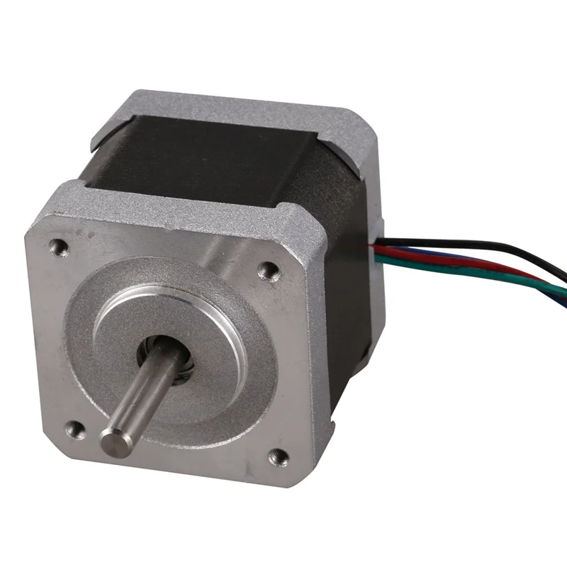2X NEMA 17 42 Motor Stepper Hibrida 0.9 Derajat 40Mm 1,68A Motor Stepper 2 Fase untuk Router CNC-ABQU