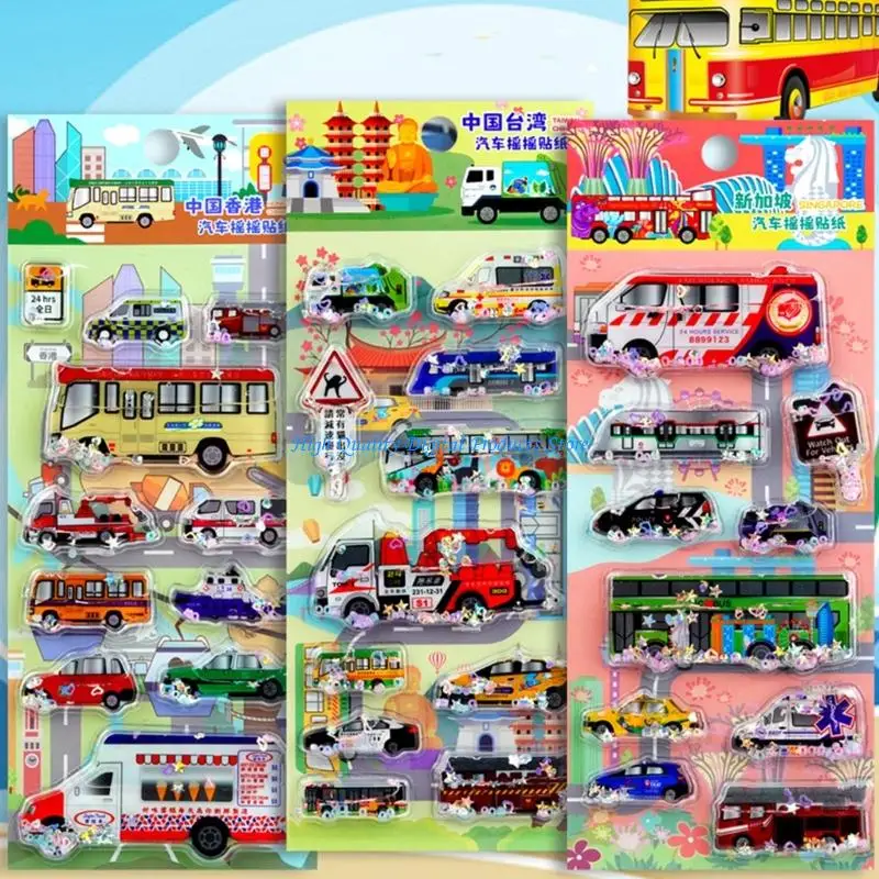 

U2JE Small Sticker for Kids & Adults, Reusable Tiny Sticker for Scrapbooking Puffier Sticker Sheets Decorative Sticker