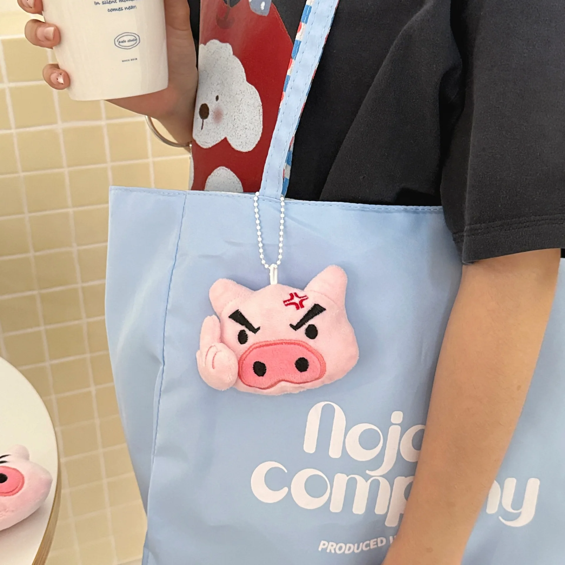 1/2 Stück Kreativer Lustiger Linker Wächter-Türschwein-Anhänger Rucksack-Schlüsselanhänger Dekoration Hängedekoration – Detail 4