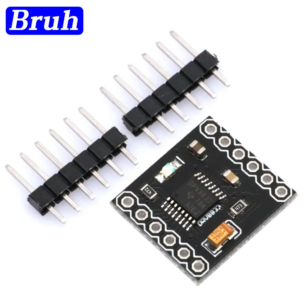 DRV8833 2 Channel DC Motor Driver Module Board 1.5A 3V-10V H-Bridge 4-Wire Step Motor Overcurrent Protection Step Motor Drive