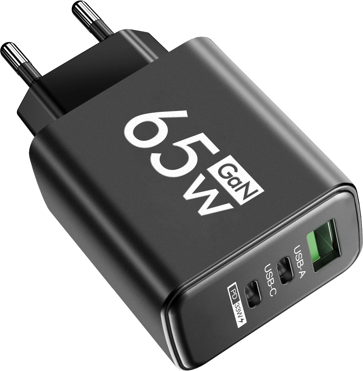 3 poorten PD 65 W USB snellader Type C mobiele telefoon snellaadadapter voor iPhone Samsung Xiaomi Oneplus wandlader