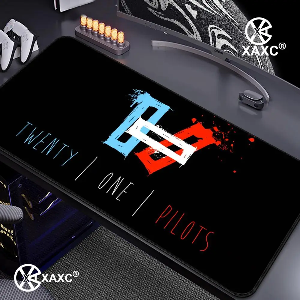 Band T-Twenty O-One P-Pilots Mouse Pad Large Keyboard Mouse Desk Pad Non-slip Rubber Gaming Mouse Pad Laptop Mouse Carpet HYBXXC