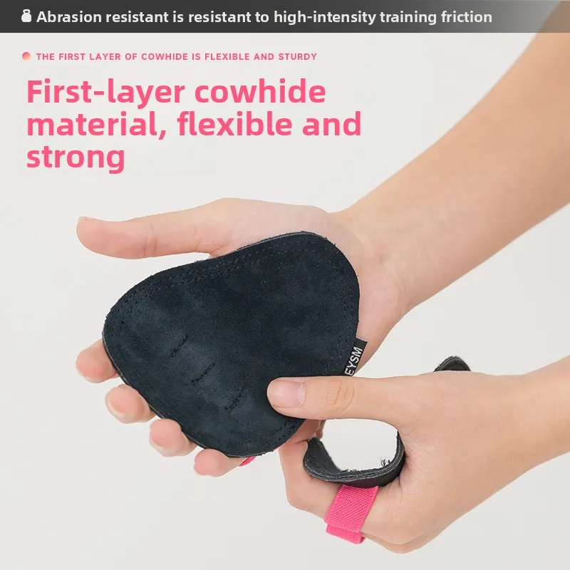 Energy Storm Fitness Cowhide Palm Pull-up Deadpull Back Equipment Anti-Cocoon Protection Palm Power Belt