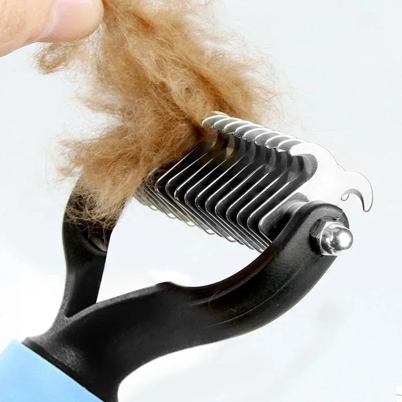 Dog Comb Cat Brush Pet Hair Removal Comb  Dogs Cat Dematting Deshedding Brush Pets  Knot Cutter Pet Grooming Tools Lice remover