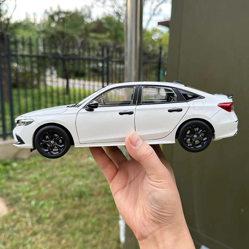 1:18 2022 Honda CIVIC 11th generation alloy car model collection display gifts for friends and relatives