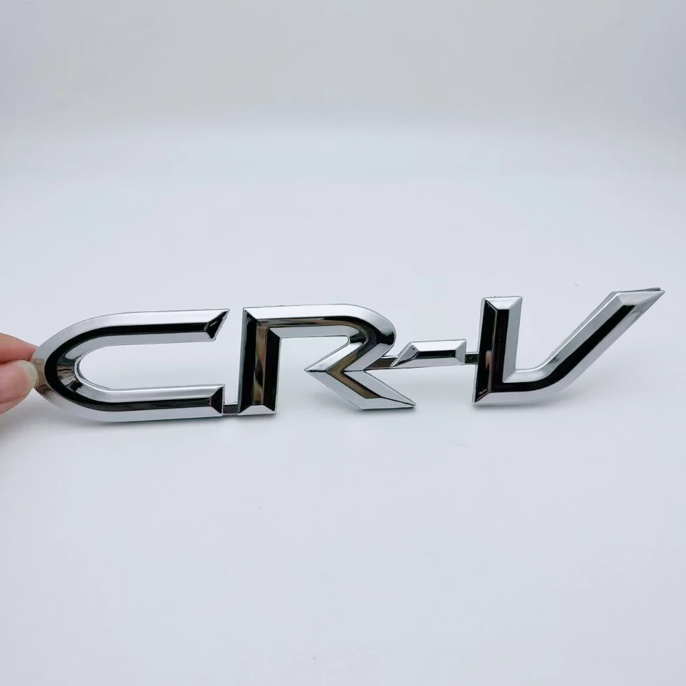

1pcs 3D ABS Letter Emblem Logo Car Stickers Fit Car Rear Trunk Badge Wing Fender Side Badge Sticker Accessories For CRV CR-V
