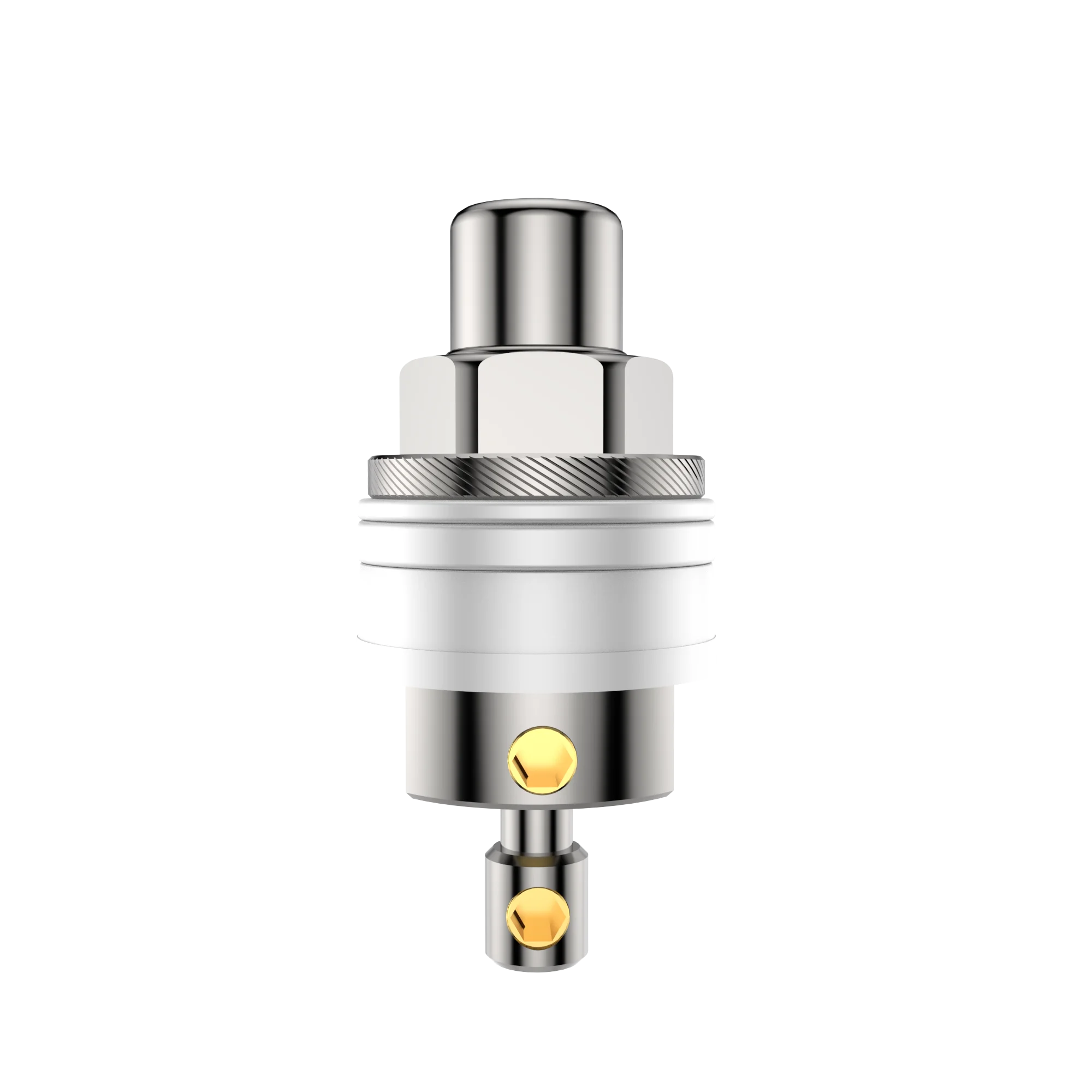 Viborg Pure Copper Female RCA Jack Connector Terminal 24K Gold Rhodium Plated Hifi Audio Video Signal Input Output Socket PTFE