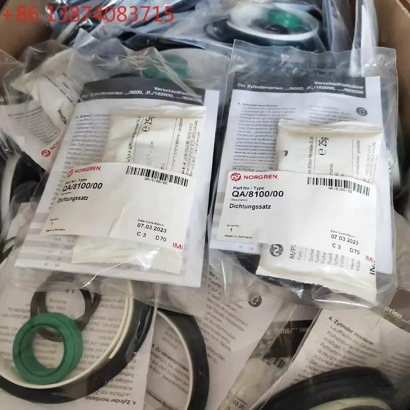 Original NORGREN QA/8100/00 8063/00 8125/00 Cylinder Repair Kit