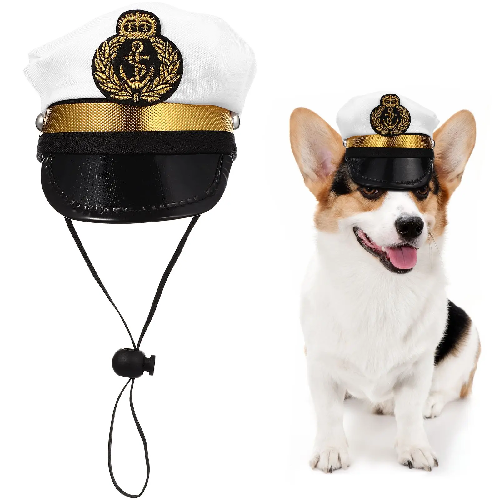

Pet Hats Dog Cat Cosplay Hat Adjustable Size for Small Medium Large Pets Perfect for Parties Halloween Birthdays Photo Shoot