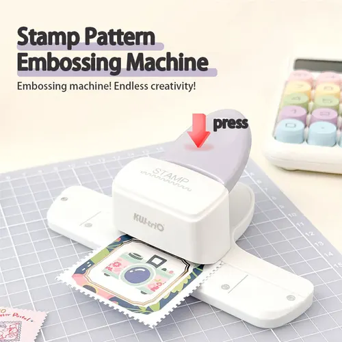 Herramienta de estampado de encaje con sello de 1 pieza, adecuada para cuadernos hechos a mano caseros, etiquetas de hojas sueltas personalizadas y embalaje de regalo.