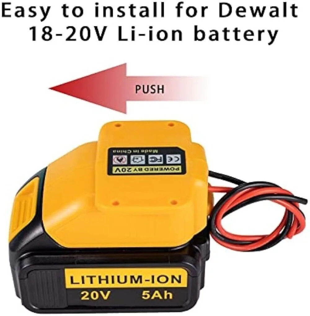Imagem -04 - Step Down Regulador de Tensão Power Wheel Buck Boost para Dewalt 18v Li-ion Battery dc 18v a 12v 40a 480w