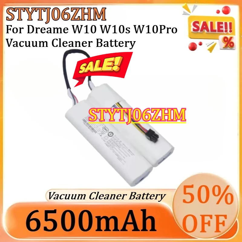 

Новая батарея STYTJ06ZHM 6500 мАч для пылесосов Dreame W10, W10s, W10Pro