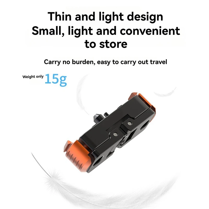 Quick Release Mount For Gopro 13 Magnetic Mount With 1/4" Screw Dual-Claws Interface Conversion Adapter Accessories