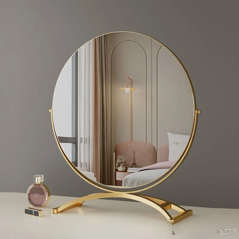 Makeup mirror Desktop desktop large high definition vanity mirror Internet celebrity dormitory student beauty girl mirror