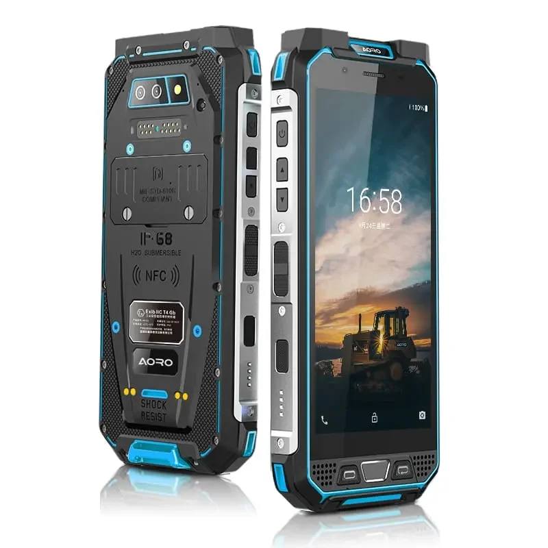 Aoro M5 High Security Of Antenna Intercom Android IP68 Shockproof Phone Radio Digital Walkie Talkie