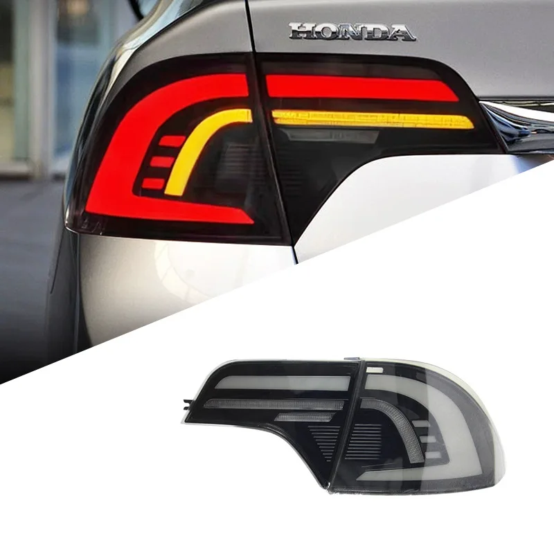 

Suitable for 2006-2011 Honda eighth-generation Civic taillight assembly modified LED running lights brake flow turn signal light