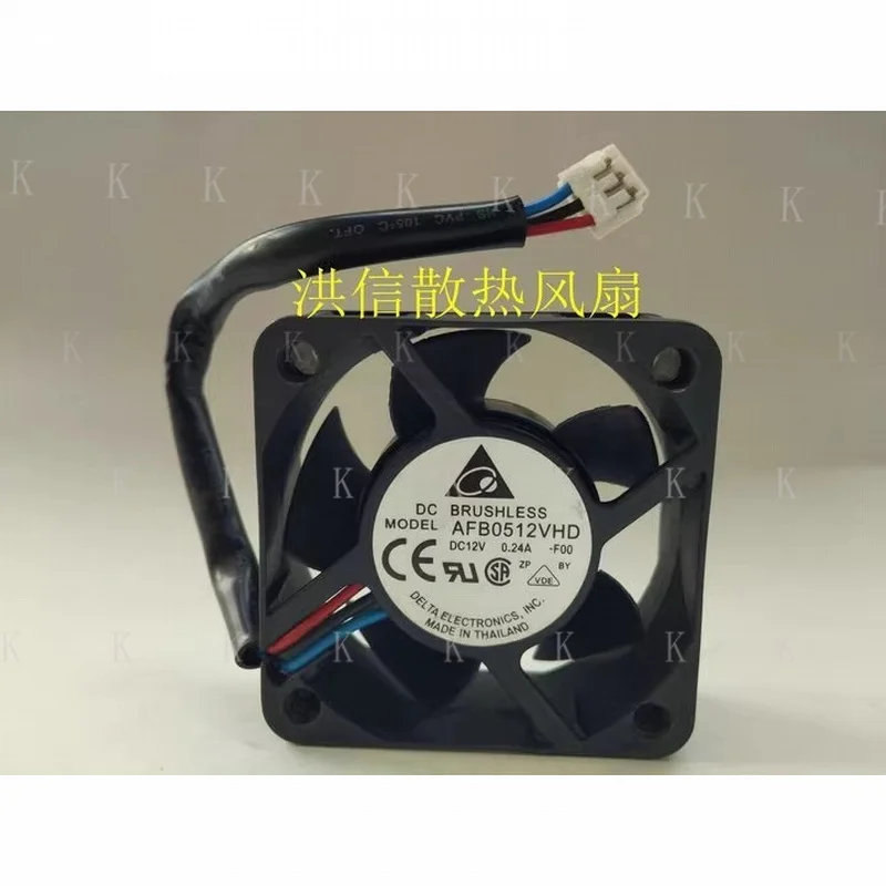 C  FOR 1PCS Delta AFB0512VHD -FOO DC12V 0.24A 5020 3-Wire Speed Measuring Cooling Fan