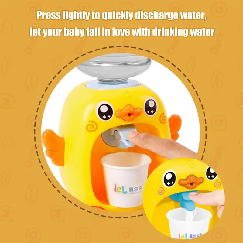 Cute Animal Simulation Drinking Fountain Desk Water Dispenser Decor Ornaments Childrens Mini Water Dispenser For Role Play Props