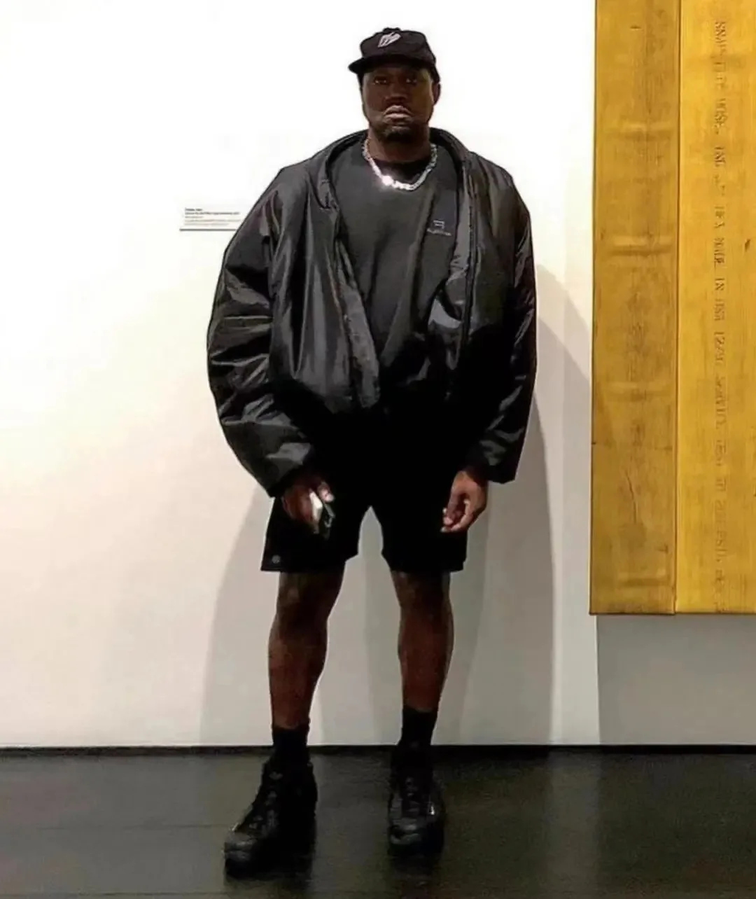 Kanye With The Same Cotton Clothing Men And Women Klein Blue Down Cotton Clothing Casual Short Bread Clothing