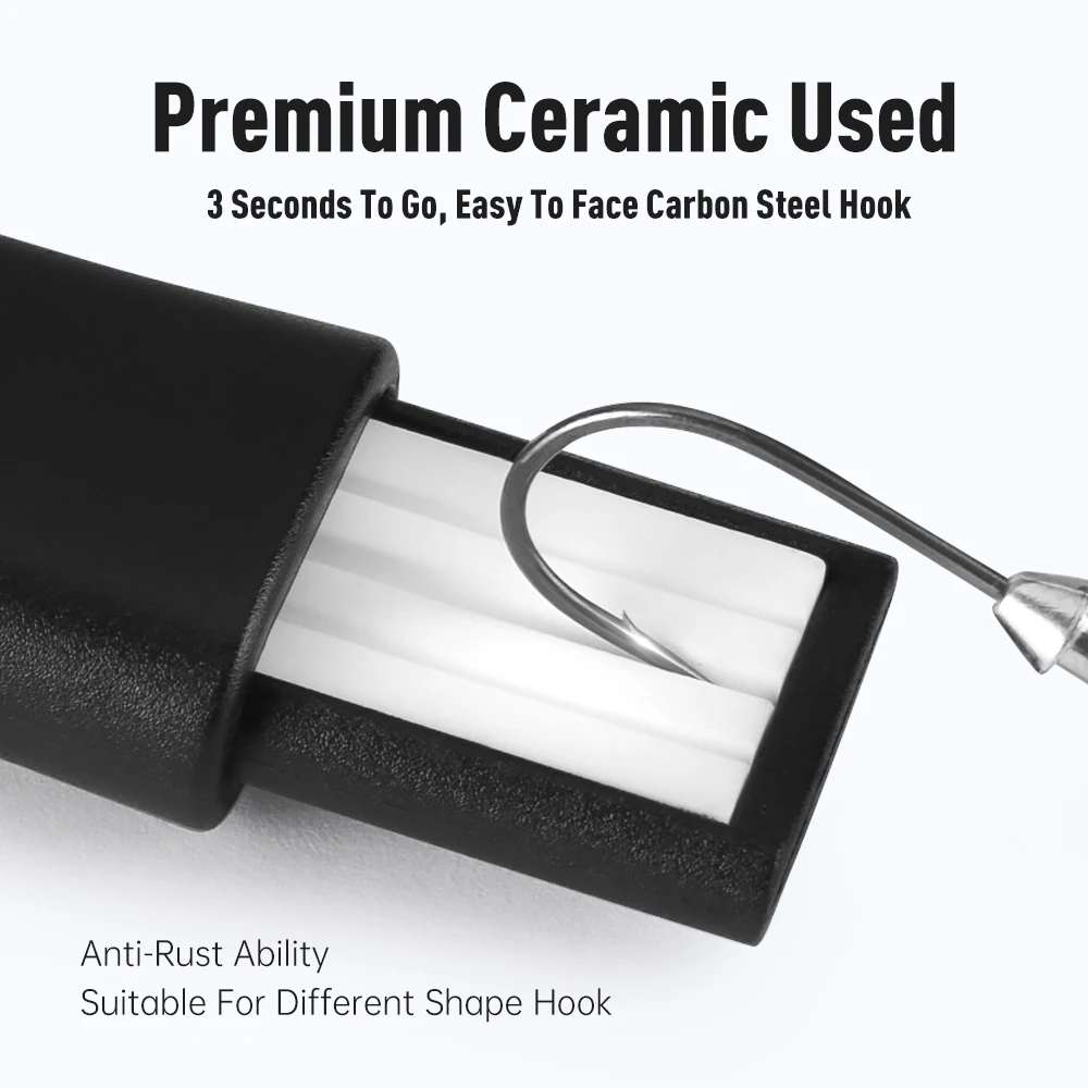 YOOFISH 낚시 텔레스코픽 후크 그라인더 23g 8.5cm 휴대용 야외 낚시 후크 샤프닝 도구 낚시 액세서리 바닷물/담수