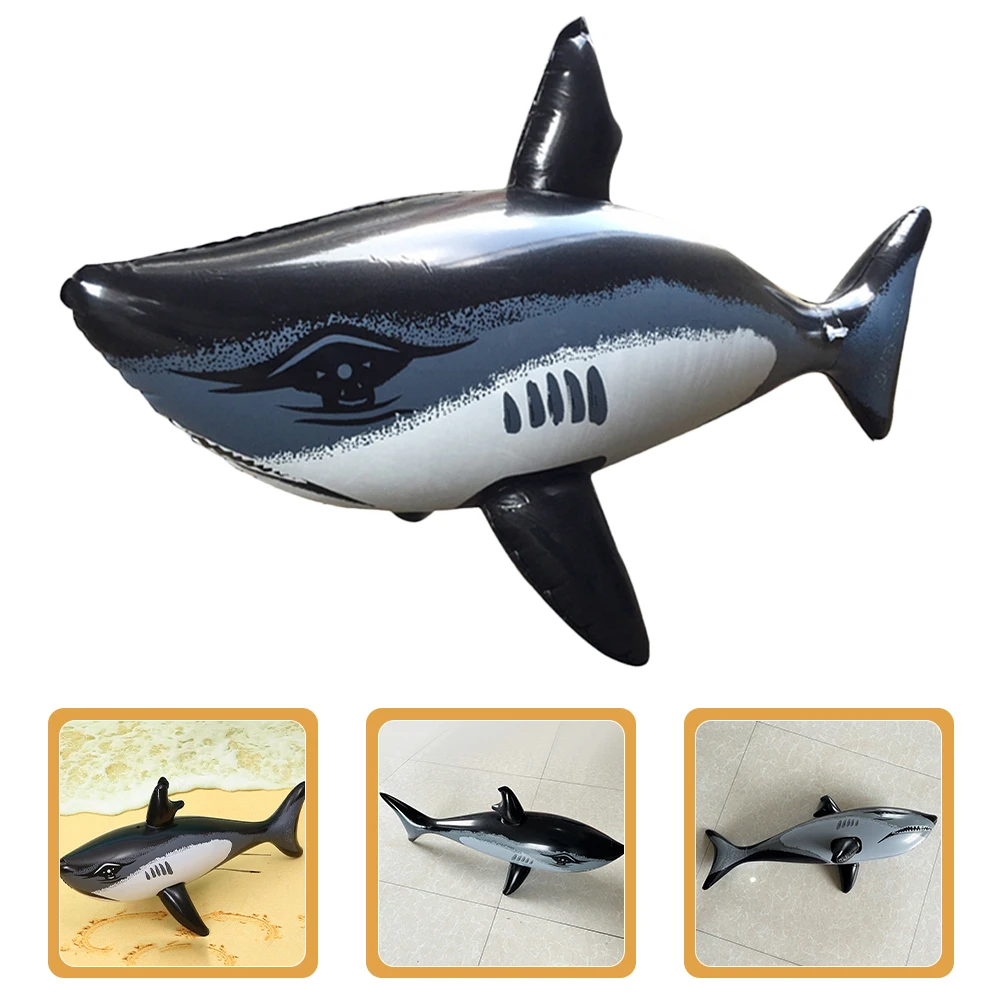 

Floating Shark Float Toy Kids Adults Inflatable Water Swimming Pool Simulation Whale Fish Animals Toys Pool Accessories ﻿