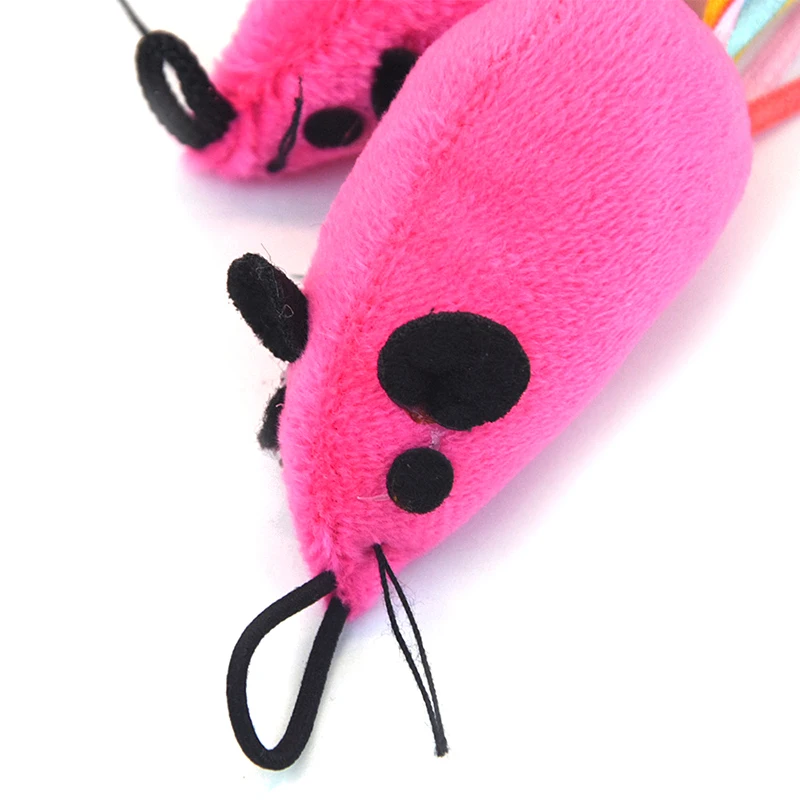 Y Cross-border New Pet Cat Toy Mouse Replacement Head Teasing Cat Stick Cat Plush Toy Fishing Rod Replacement Head