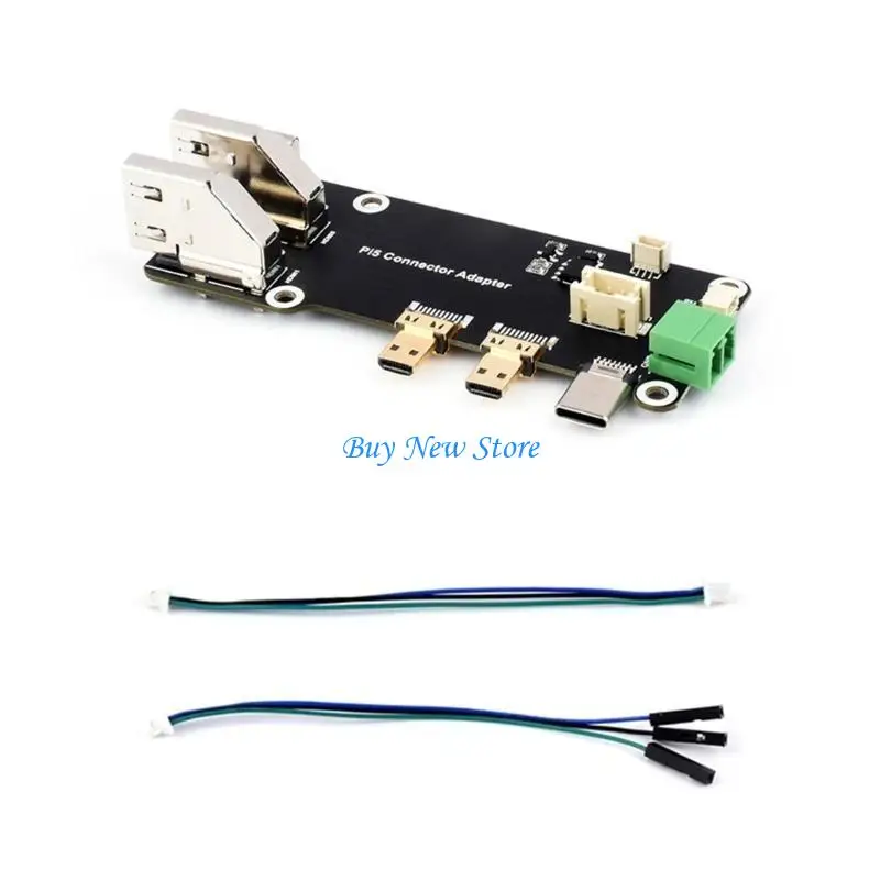 

Плата адаптера 20CE для RPI 5/4B источник питания Easy Установка Double 4K