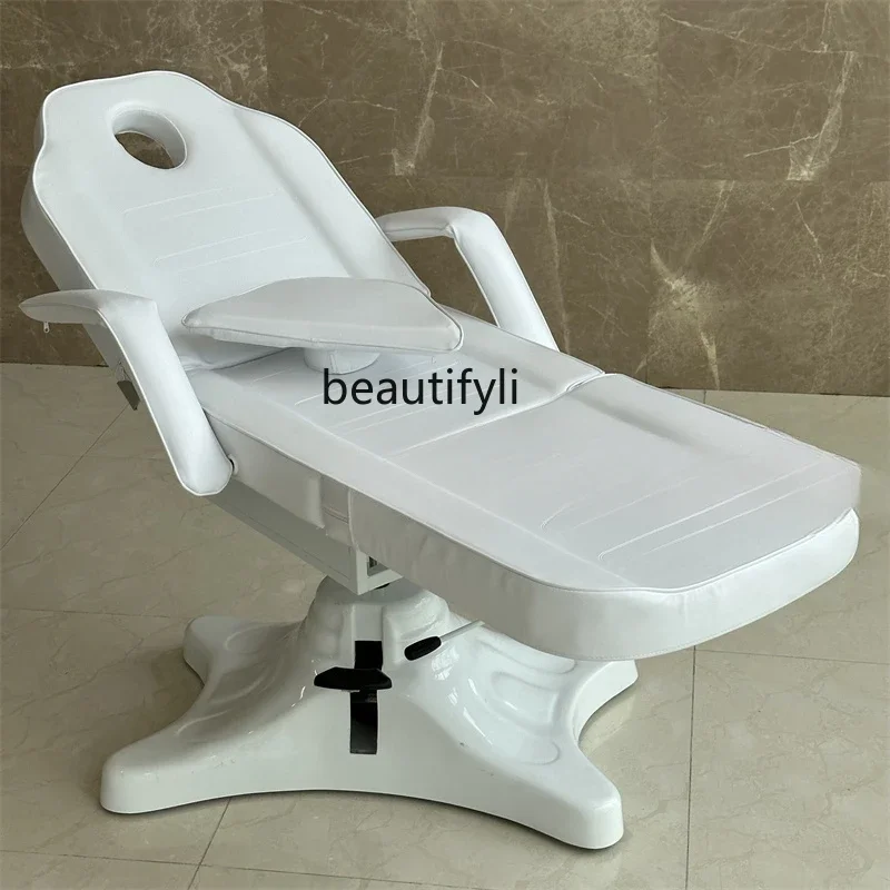 Facial Bed Semi-Permanent Eyebrow Tattoo Bed Multifunctional Adjustable Tattoo Chair Hydraulic Chair Lift Eyebrow Tattoo