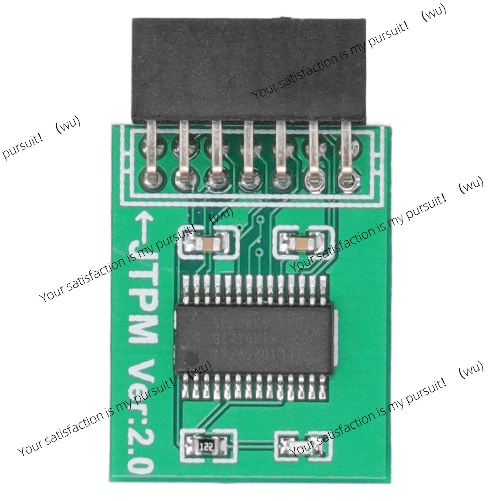 Green LPC-14 Pin TPM Security Module, Suitable for Windows 11 Upgrade Testing