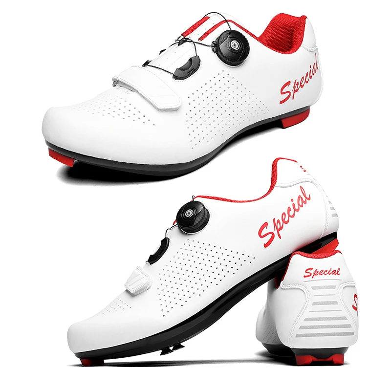 

2025 Cycling Sneaker Mtb with Cleats Men Carbon Sports Speed Bike Shoes Women Mountain Racing Flat SPD Road Cycling Footwear