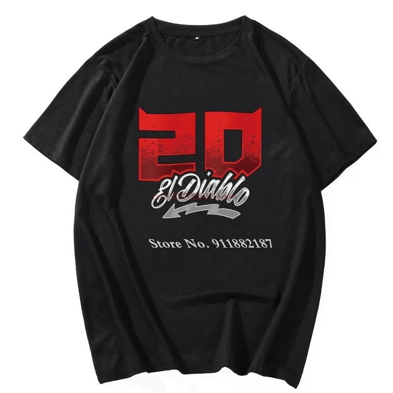 Untitled Fabio Quartararo Graphic T Shirts Cotton Short Sleeve T-Shirts Summer New Shirts And T-Shirts Mens Print T Shirt