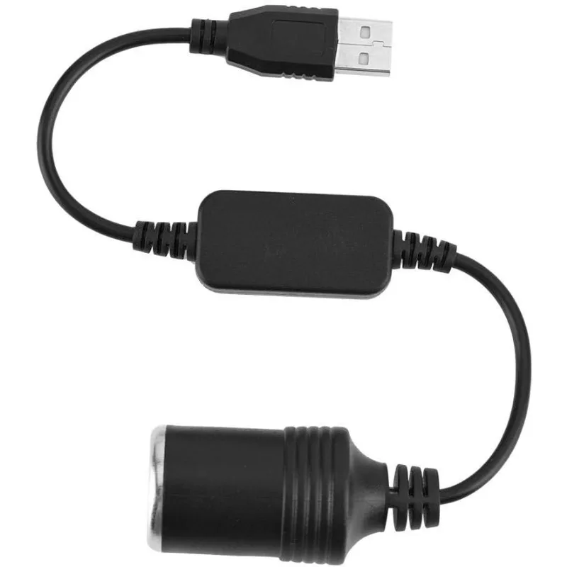 

Переходник для автомобильного прикуривателя, USB-порт 5В на 12В, адаптер-кабель для автомобильного прикуривателя