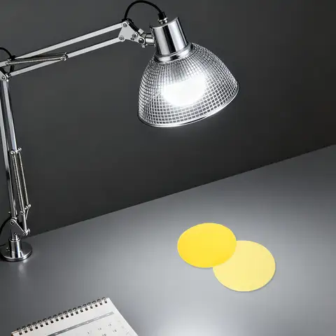 10Pcs Warm Light Diffuser Sheets Self-Adhesive Light Filter Gel Film for LED Lamps Tubes Spotlights Home Decor Mood Lighting