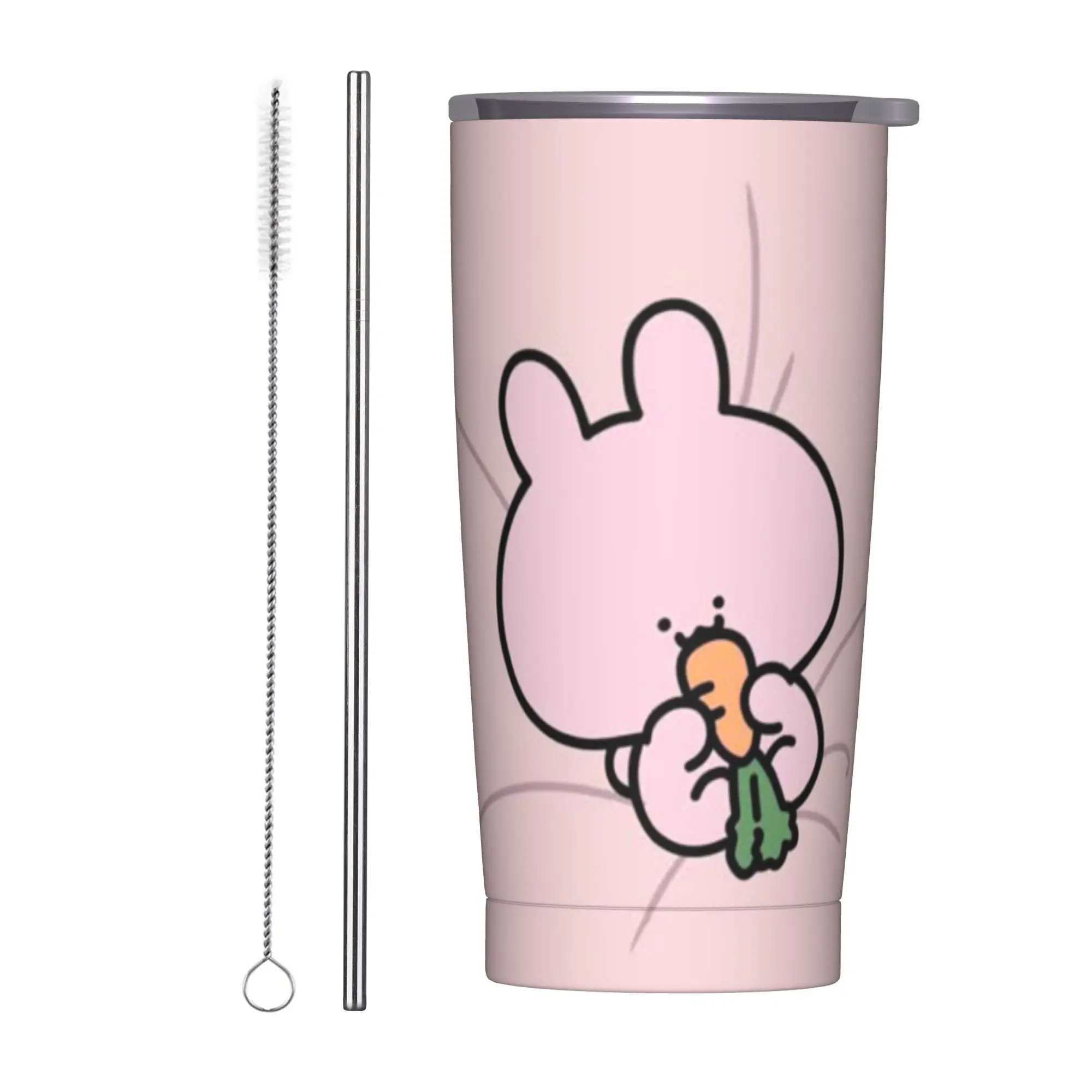 

Термокружки Asamimi и Anemimi 20 унций из нержавеющей стали с двойными стенками, вакуумной изоляцией и соломинкой