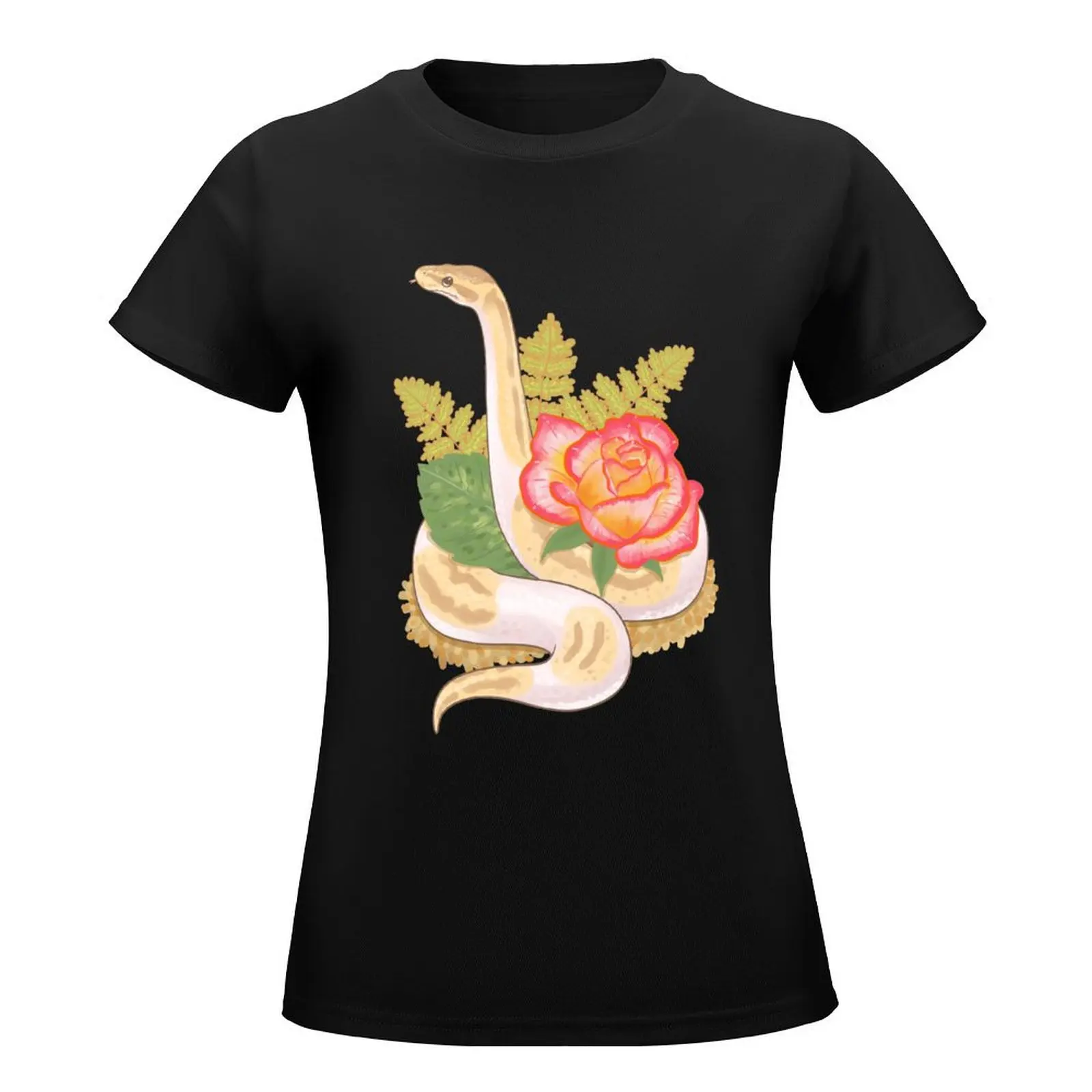 Pilot the Ball Python T-Shirt Short sleeve tee tops anime clothes female Womens clothing