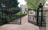 European-style Single Or Double Garden Villa Doors, Swinging Open Corridors, Wrought Iron Gates, Residential Direct Sales From T 2