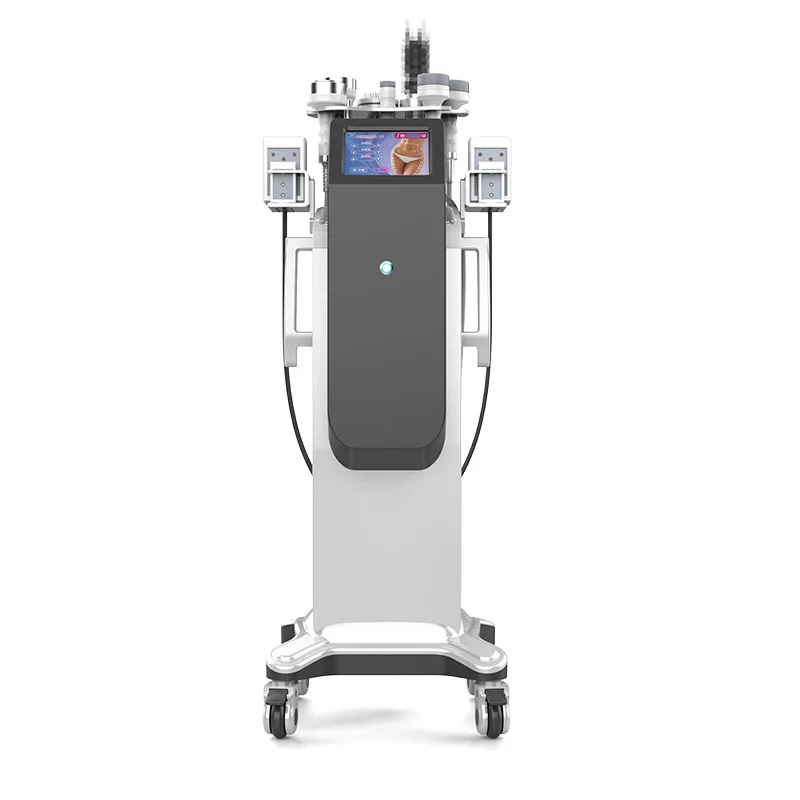 New 40K 8 In 1 Vertical Fat  Cavitation Machine With 8 Handles Localized Wrinkle Removal Acne Treatment Fat Reduction