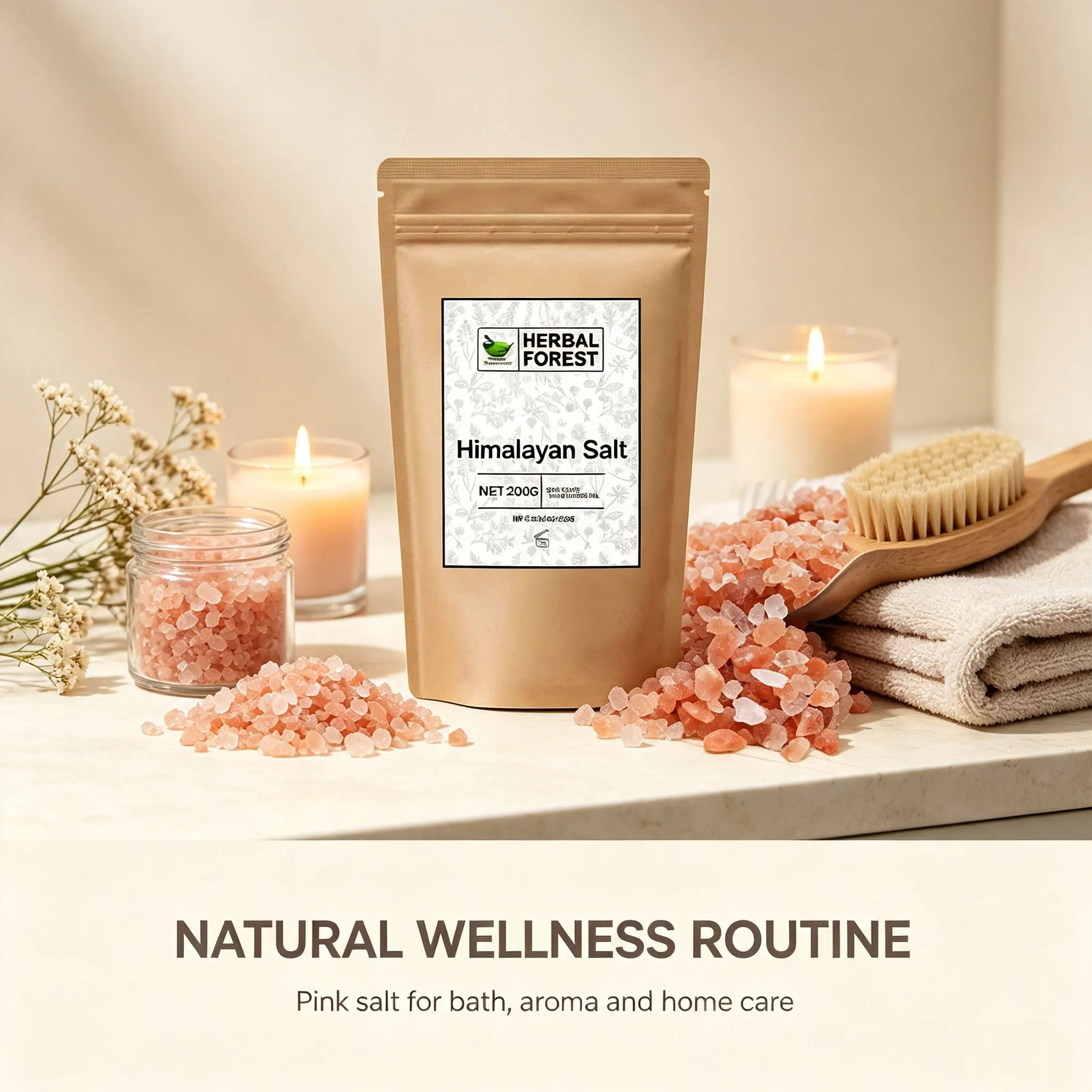Natural Himalayan Pink Salt Spa Bath Salt Aroma Diffusion Raw Material For Body Bath, Aroma Stone Making